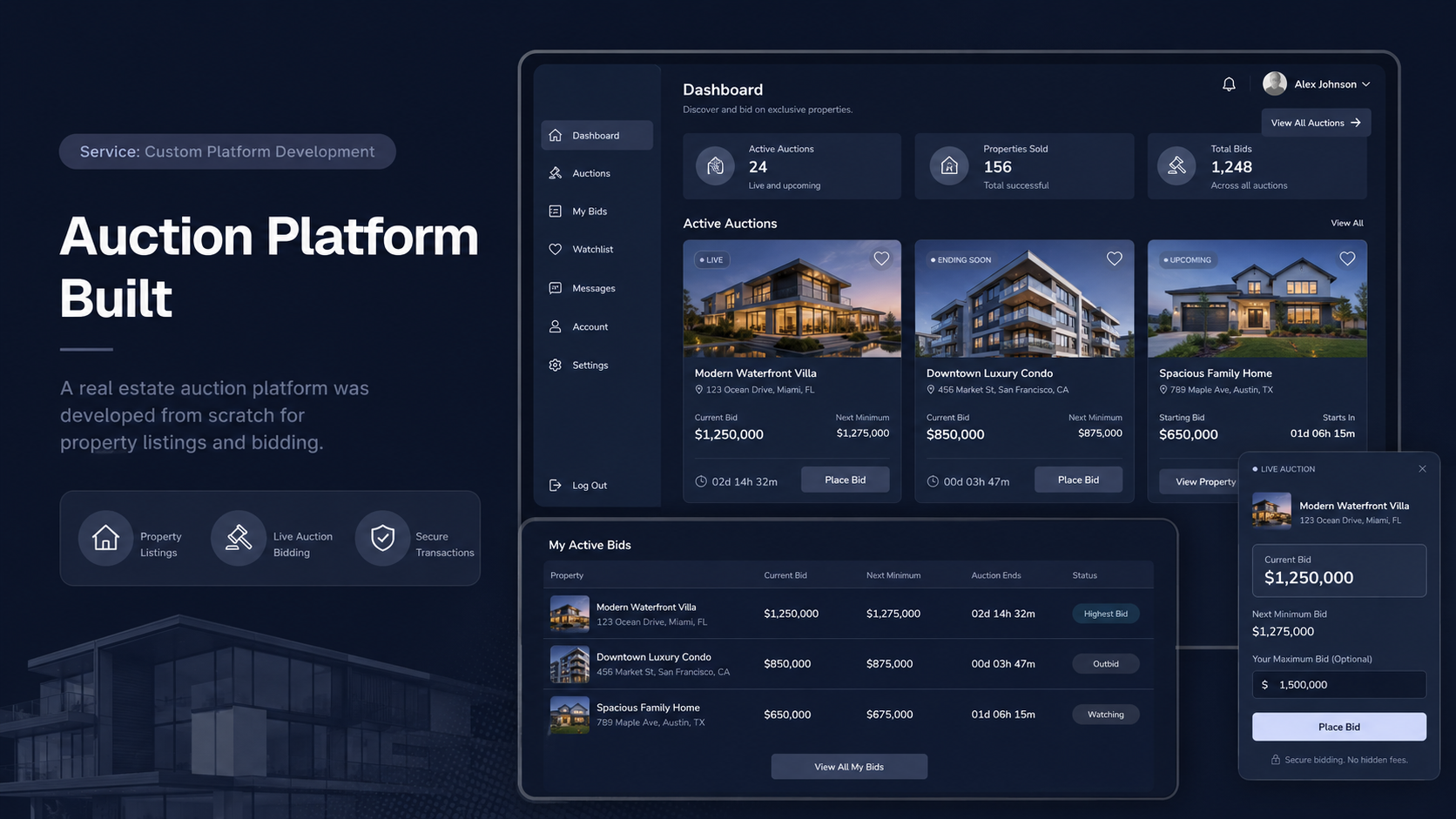 Chirag.com — Real Estate Platform proof 1